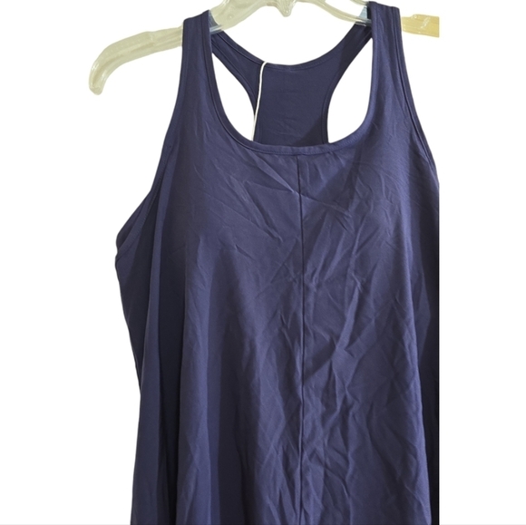 NWT Halara Breezeful Backless Racerback Midi Casual Dress Medium Patriot Blue - Picture 3 of 7